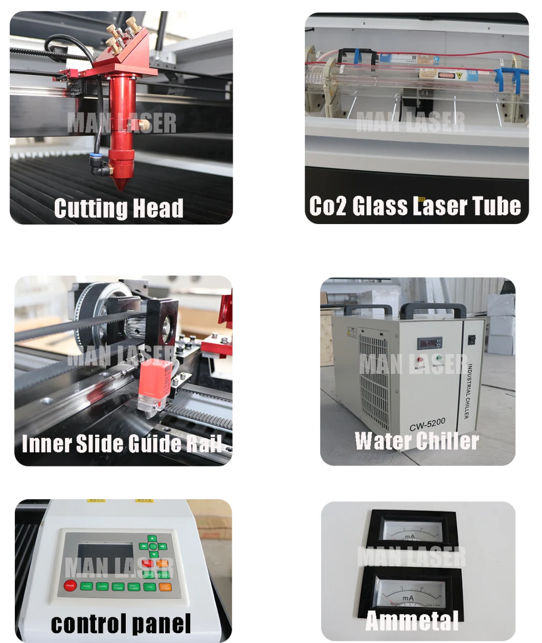Cnmanlaser Laser Engraving Cutting Machine Leather Cloth Acrylic Wood Board Advertising Small Handicraft