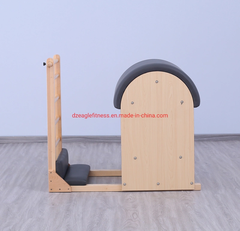 Home Use Body Balanced Pilates Equipment Wood Yoga Reformer Pilates Ladder Barrel