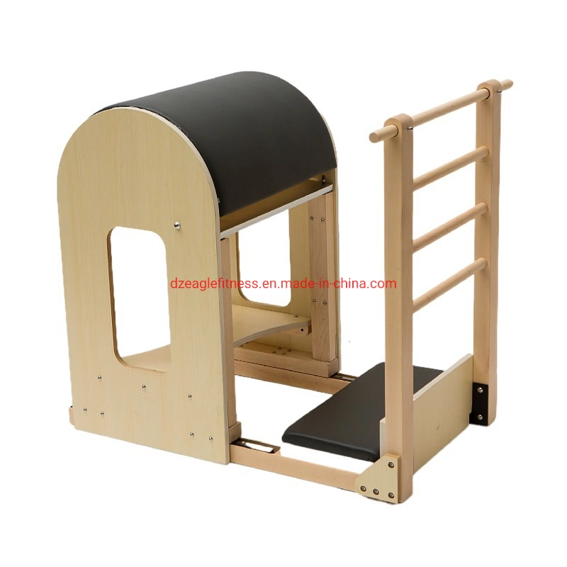 Wooden Balanced Fitness Pilates Reformer Spine Corrector Arc Pilates Ladder Barrel for Pilates