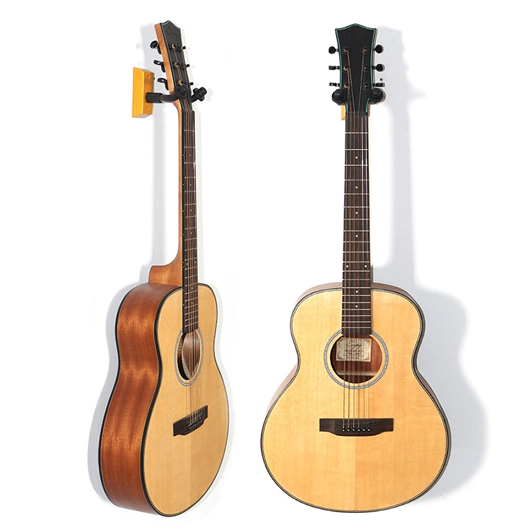 Factory OEM Guitar Kits Portable Wooden Guitar Holder Metal Rubber Guitar Hanger Folding Guitar Hook for Violin/Ukulele/Acoustic/Classical/Electric Bass Guitars