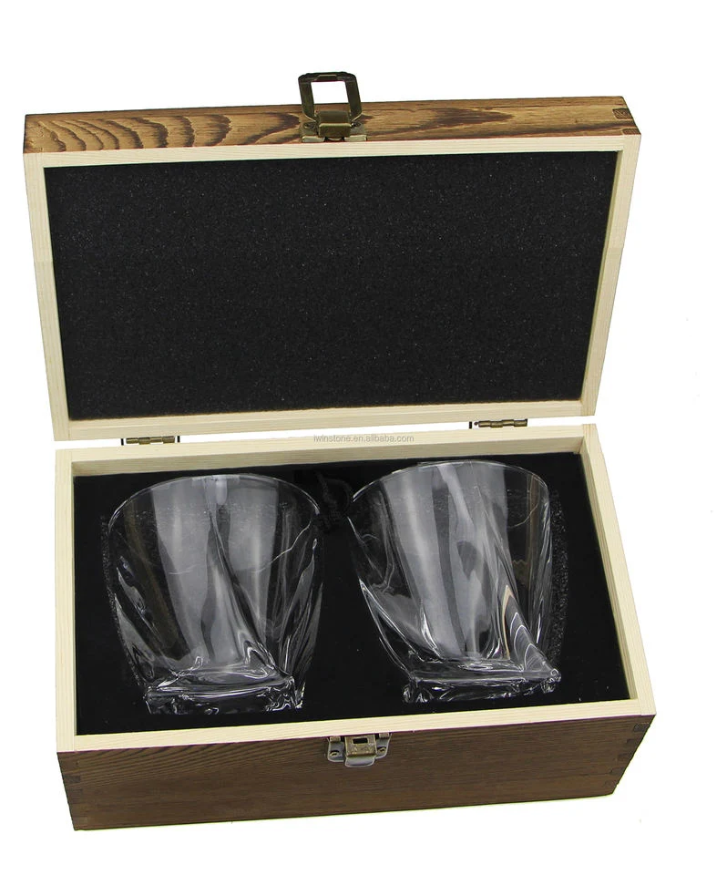 Custom Eco-Friendly High Quality Wine Wooden Gift Box for Whiskey Stone