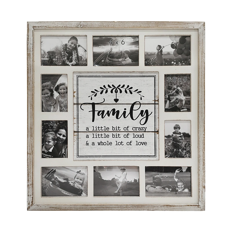 Wholesale Custom Size Family Wooden Photo Frame