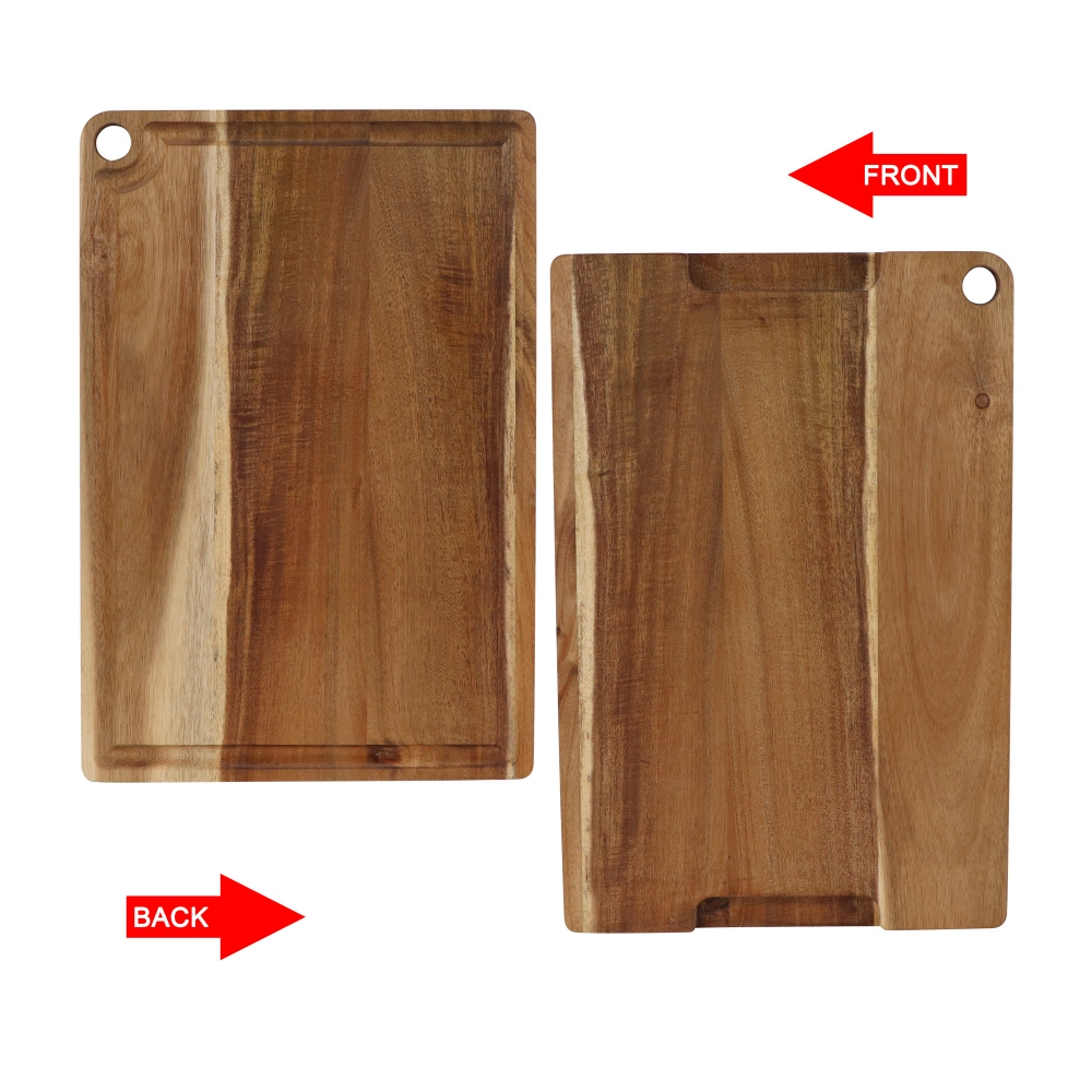 Acacia Wood Cutting Board with Groove Chopping Board