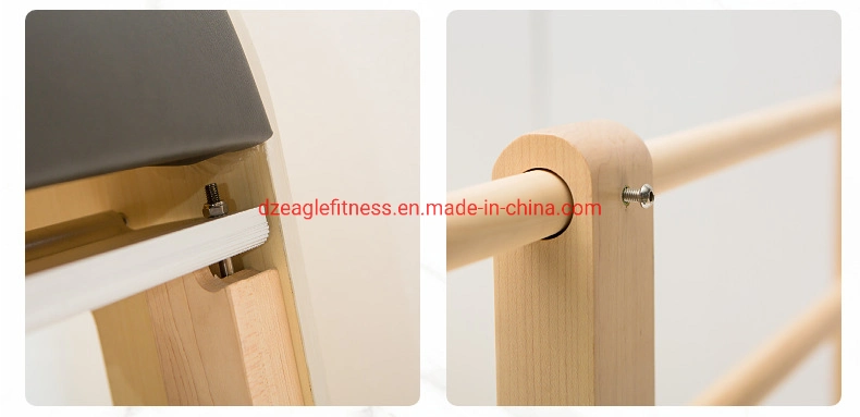 Wooden Balanced Fitness Pilates Reformer Spine Corrector Arc Pilates Ladder Barrel for Pilates