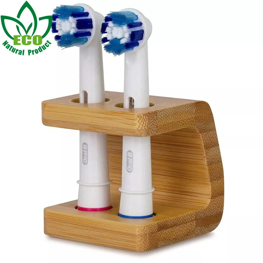 Eco-Friendly Bamboo Wood Toothbrush Holder Electric Toothbrush Head Holder