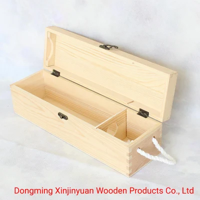 Custom Eco-Friendly High Quality Wine Wooden Gift Box for Whiskey Stone
