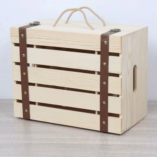 China Custom Wooden Packaging Gift Wine Box
