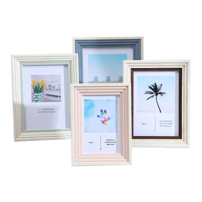 Hanging Classic Combination Modern Decorative Tabletop Wall Mounted Wooden Photo Picture Frame