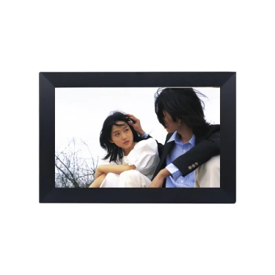 Custom OEM Wholesale Large Size 10.1 Inch Nft Art Oil Picture 4K Display Video Screen Wood WiFi APP Android Digital Photo Frame
