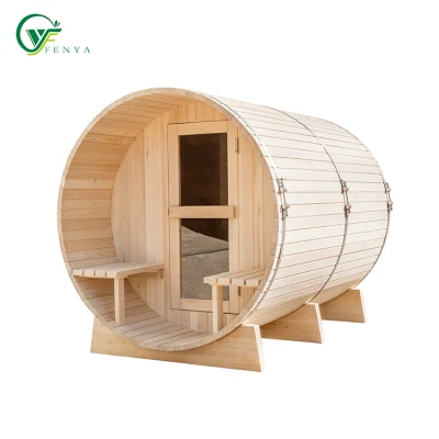 Good Quality Outdoor Barrel Wooden Suana Room for Sale
